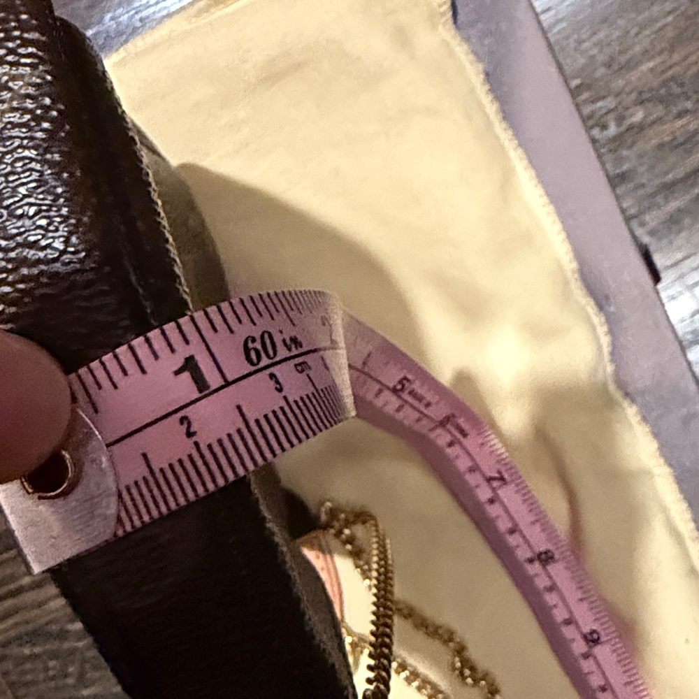 Louis Vuitton Brown and Gold Monogram Pouch - Picture 15 of 16
